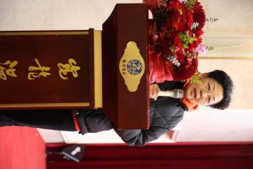 山东临淄鸣生亮拳法研究中心主任曹淑云2月2日下午做鸣生拳法普及推广和技术文化讲座