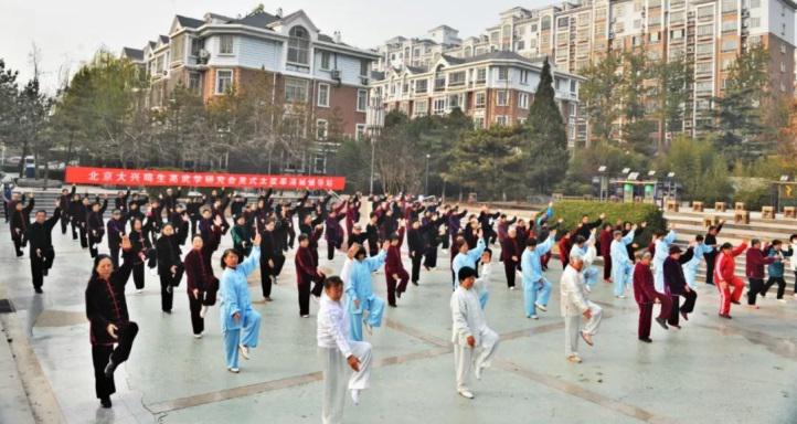 大兴区清城太极拳辅导站演练吴氏简化太极拳10式