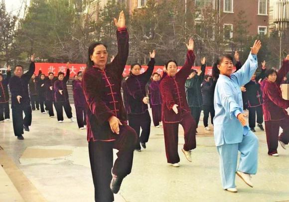大兴区清城太极拳辅导站演练吴氏简化太极拳10式